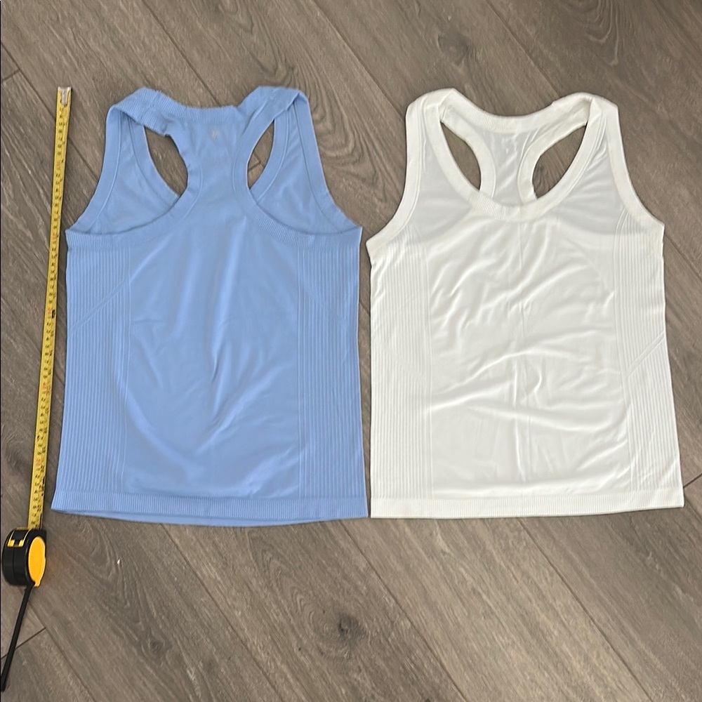 Old Navy Active Fluid Seamless Tank Tops White, Blue, Black, Purple/Pink SzSmall - Picture 2 of 10